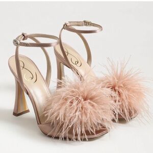 Sam Eldeman feather heels sz 7